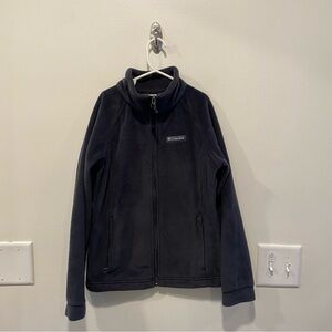 Columbia fleece jacket in kids size 10/12 full zip black
